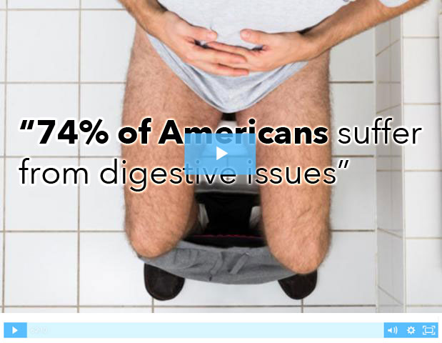 74% of Americans duffrer from digestive issues